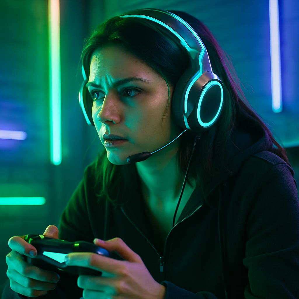 Gamer usando NIO FIBRA